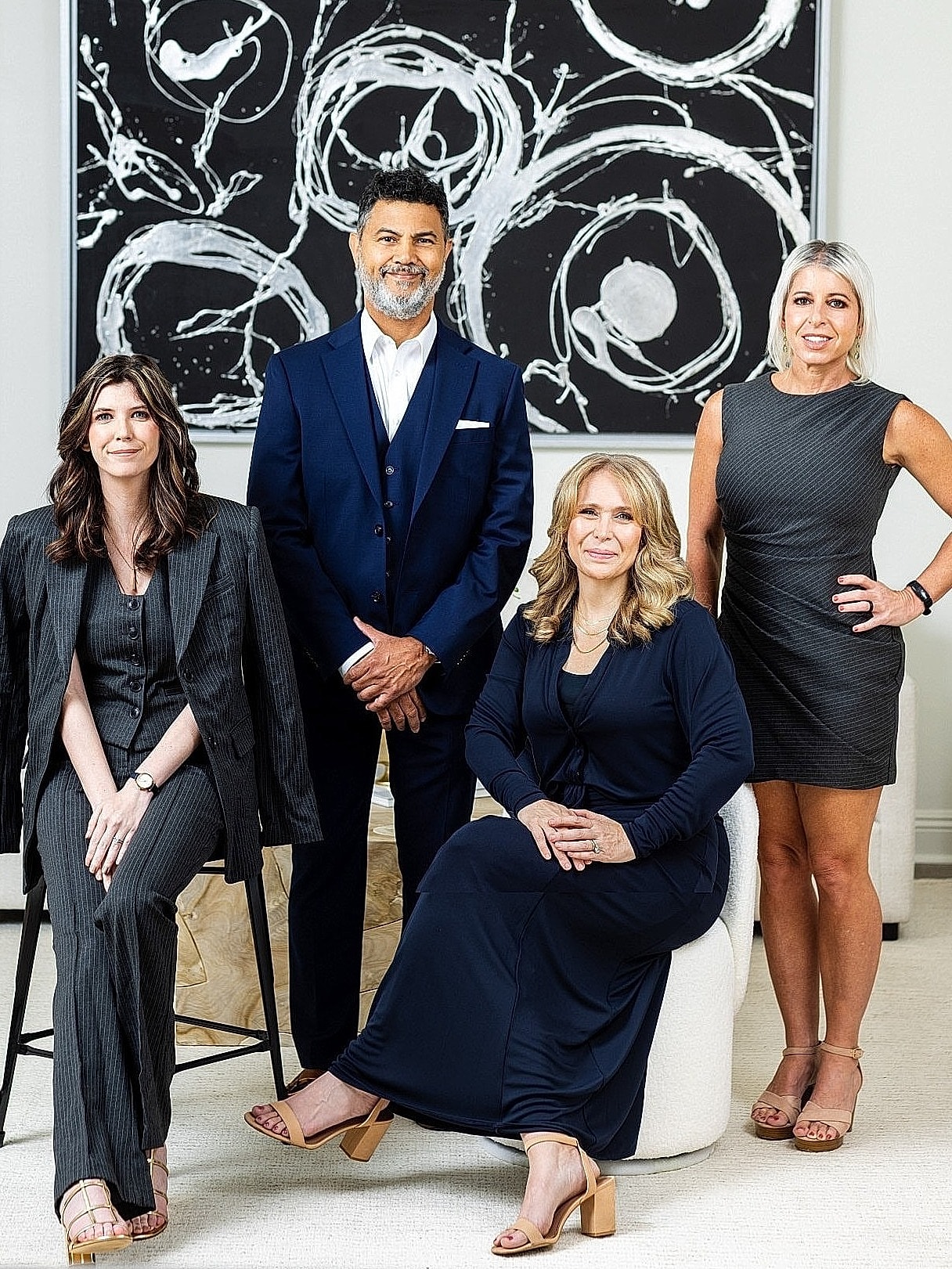 White marble with gold veining background.